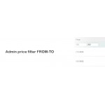 Admin price filter